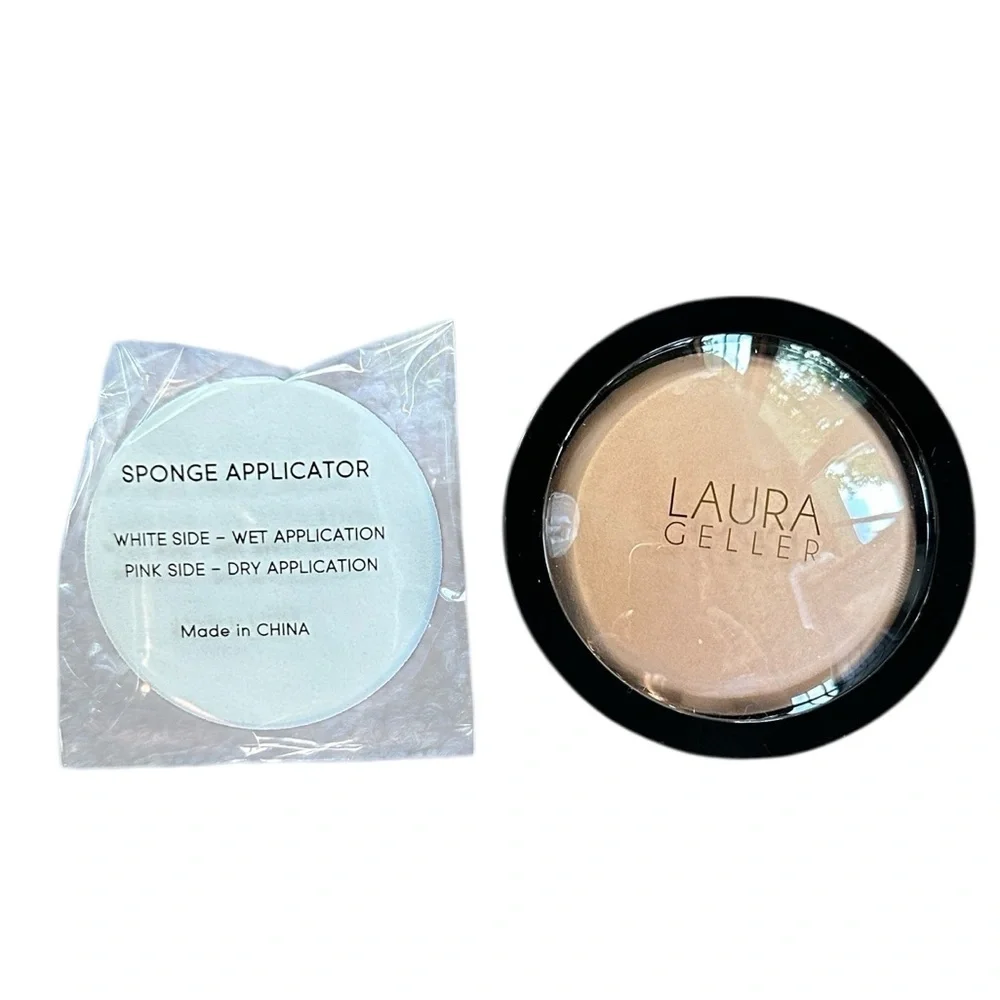 NIB Laura Geller Double Take Baked Versatile Powder Foundation Medium